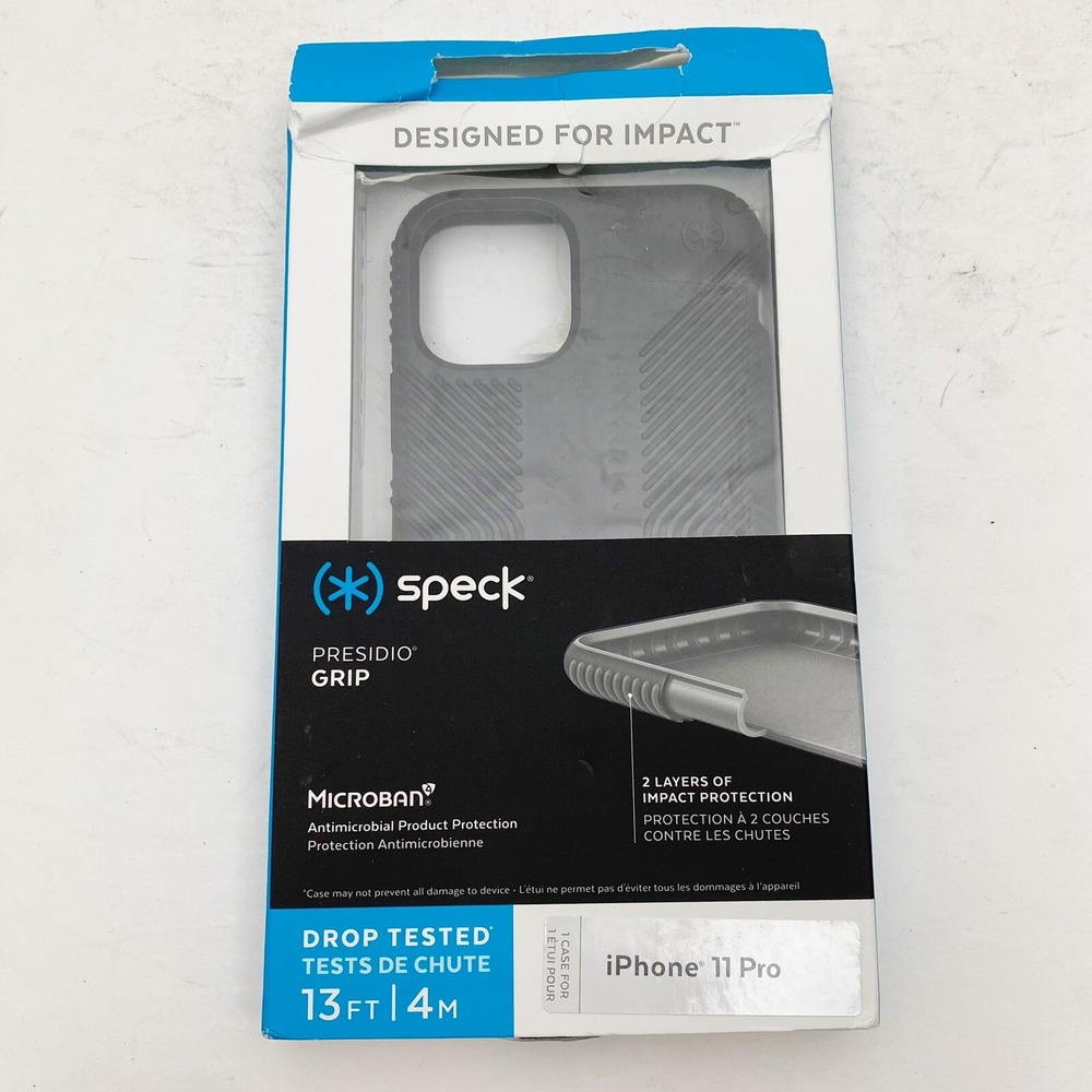 Speck Presidio Grip 13ft Drop‎ Protection Case iPhone 11 Pro Black